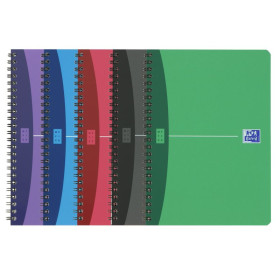 CAHIER OXFORD URBAN MIX INTEGRALE 148x210 100P OPTIK P. Q5/5+TAG POLYPRO ASSORTI