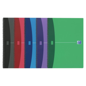 CAHIER OXFORD URBAN MIX INTEGRALE 210x297 100P OPTIK P. Q5/5+TAG POLYPRO ASSORTI