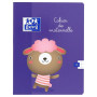 CAHIER OXFORD COLOR LIFE AGRAFE 170x220 32P OPTIK P. DOUBLELIGNE 3/10 ASSORTI