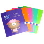 CAHIER OXFORD COLOR LIFE AGRAFE 170x220 32P OPTIK P. DOUBLELIGNE 3/10 ASSORTI