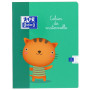 CAHIER OXFORD COLOR LIFE AGRAFE 170x220 32P OPTIK P. DOUBLELIGNE 3/10 ASSORTI