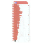 CAHIER OXFORD URBAN MIX INTEGRALE 148x210 180P OPTIK P. LIGNE 7mm+TAG POLYPRO AS