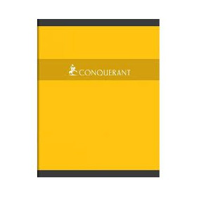 Cahier conquerant 7 agrafe 170x220 140p 70g seyes