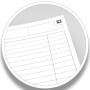NOTEBOOK OXFORD INTERNATIONAL INTEGRALE PERFORE 169x210 160P OPTIK P. LIGNE 6mm+