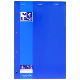 BLOC OXFORD AGRAFE 4 TROUS 210x315 160P OPTIK P. SEYES ASSORTI