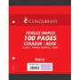FEUILLES SIMPLES CONQUERANT 7 PERFOREES 170x220 FILM 100P 80G SEYES ROSE