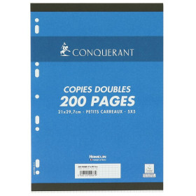Copies doubles conquerant 7 perforees 210x297 film 200p 70gq5/5