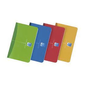 CARNET OXFORD ESSENTIALS AGRAFE 90x140 96P OPTIK P. Q5/5 ASSORTI