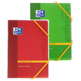 CAHIER PROF COLLEGE et LYCEE OXFORD TEACHERS AGRAFE 210x297144P CLICHE OPTIK P.