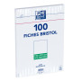 Fiche bristol oxford non perforee 210x297 film 200p uni