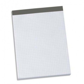 BLOC NONAME AGRAFE DOS 148x210 200P 60G Q5/5 SANS COUVERTURE BLANC