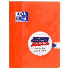 CAHIER OXFORD AGRAFE 170x220 96P OPTIK P. Q5/5+MARGE