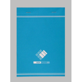 BLOC CONQUERANT AGRAFE 105x148 200P 60G Q5/5 BLEU