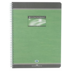 CAHIER CONQUERANT 7 INTEGRALE 210x297 180P 70G SEYES ASSORTI
