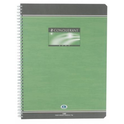 CAHIER CONQUERANT 7 INTEGRALE 210x297 180P 70G SEYES ASSORTI