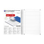 CAHIER OXFORD MY COLOURS INTEGRALE 148x210 180P OPTIK P. LIGNE 7mm+TAG POLYPRO A