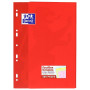 FEUILLES SIMPLES OXFORD PERFOREES 210x297 ETUI 200P SEYES COULEURS ASSORTIES