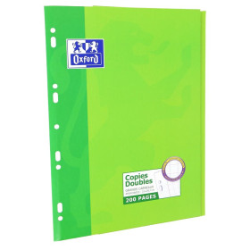 COPIES DOUBLES OXFORD PERFOREES 210x297 ETUI 200P OPTIK P. SEYES