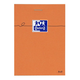 BLOC ORANGE OXFORD AGRAFE 85x120 160P OPTIK P. Q5/5