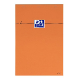 BLOC ORANGE OXFORD AGRAFE 210x315 160P OPTIK P. UNI