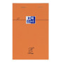 BLOC ORANGE OXFORD AGRAFE 110x170 160P OPTIK P. CLICHE MESSAGE+TAG