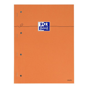 BLOC ORANGE OXFORD AGRAFE COTE 4 TROUS 225x297 160P OPTIK P. SEYES+TAG