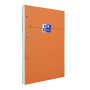 BLOC ORANGE OXFORD AGRAFE 4 TROUS 210x315 160P OPTIK P. Q5/5+MARGE+TAG