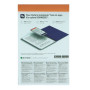 BLOC ORANGE OXFORD AGRAFE 110x170 160P OPTIK P. CLICHE MESSAGE+TAG