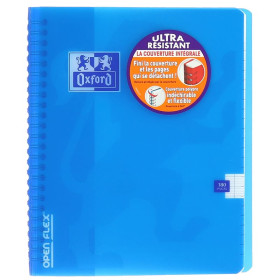 CAHIER OXFORD OPENFLEX INTEGRALE 170x220 180P OPTIK P. SEYES+TAG POLYPRO ASSORTI