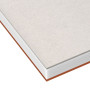 BLOC ORANGE OXFORD AGRAFE 110x170 160P OPTIK P. CLICHE MESSAGE+TAG