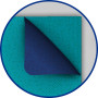 CHEMISE ELAST OXFORD BICOLOR A4 TURQUOISE PACx10