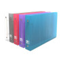 CLASSEUR OXFORD HAWAI A5PAYSAG D30 2AN ROND PP TRANSLU ASSORTI