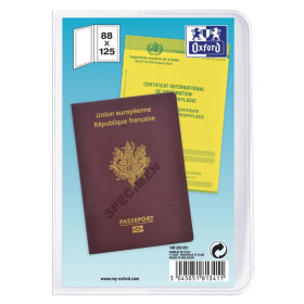 ETUI PASSEPORT OXFORD PVC200 INCOLORE
