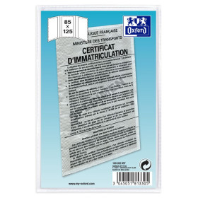 ETUI 8,5X12,5 TRIPLE OXFORD PVC200 INCOLORE