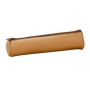 FOURRE-TOUT PETIT ROND OXFORD CUIR NATUREL BEIGE