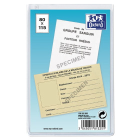 ETUI 8X11,5 SIMPLE OXFORD PVC200 INCOLORE