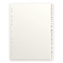 INTERCALAIRES ALPHABETIQUES A4 26 POSITIONS CARTE 160G ASSORTI