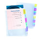 POCHETTES A ONGLETS PERSONNALISABLES A4+ 12 POSITIONS PP 8/100 INCOLORE