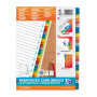 INTERCALAIRES ALPHABETIQUES A4+ 26 POSITIONS MYLAR COLORE 170G ASSORTI
