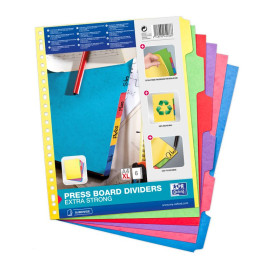 INTERCALAIRES NEUTRES A4+ 6 POSITIONS CARTE LUSTREE 5/10 ASSORTI