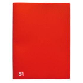 PROTEGE-DOCS OXFORD INITIAL A4 40 POCH PP ROUGE