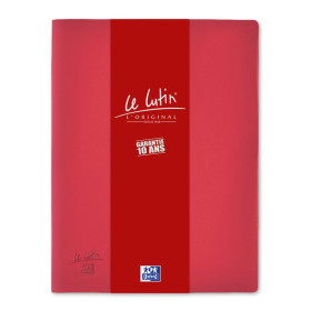 PROTEGE-DOCS OXFORD LE LUTIN A4 20 POCH PVC ROUGE CERISE