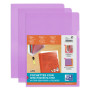 **OB** POCHETTE COIN OXFORD M STAR SACH10 A4 PVC150 LISSE VIOLET