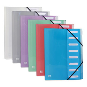 TRIEUR EXTENSIBLE OXFORD HAWAI A4 8 POSITIONS ASSORTI