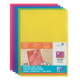 10 POCHETTE COIN OXFORD SACH A4 PVC150 LISSE ASSORTI
