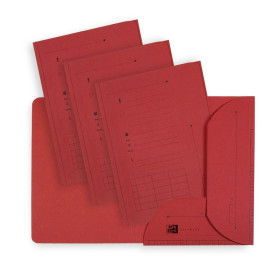 SOUS DOSSIER OXFORD ULTIMATE 2RAB A4 KR ROUGE x25