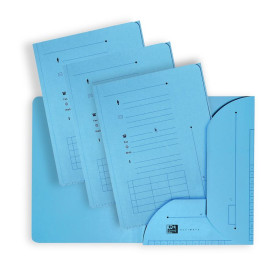 SOUS DOSSIER OXFORD ULTIMATE 2RAB A4 KR BLEU x25