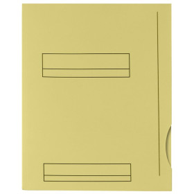 50 SOUS DOSSIER OXFORD 2RAB HV CV A4 KR JAUNE PASTEL