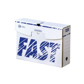 25 BOITE D'ARCHIVAGE FAST D10 MANUEL BLANC/BLEU