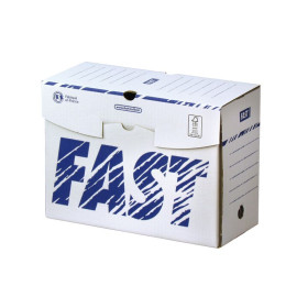 10 BOITE D'ARCHIVAGE FAST D15 MANUEL BLANC/BLEU